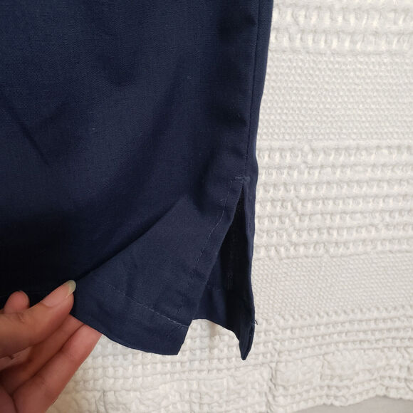 Blackstar Scrub Pants Womens XL Blue Bottoms Drawstring Elastic Waist Pockets - Picture 16 of 16